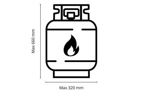 Grill Gazowy Ogrodowy ŻELIWNY Ruszt Nierdzewny Hamson 13,2kW 3+1 Mocny Duży - 11