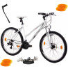 Rower Górski Damski MTB Koła 26 Aluminium Shimano Lekki Młodzieżowy Tarcze