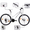 Rower Górski Damski MTB Koła 26 Aluminium Shimano Lekki Młodzieżowy Tarcze