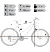 Rower Górski Damski MTB Koła 26 Aluminium Shimano Lekki Młodzieżowy Tarcze