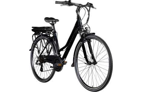 Rower Elektryczny Damski Trekkingowy 28" Shimano ALU 250 W Amory Błotniki - 4