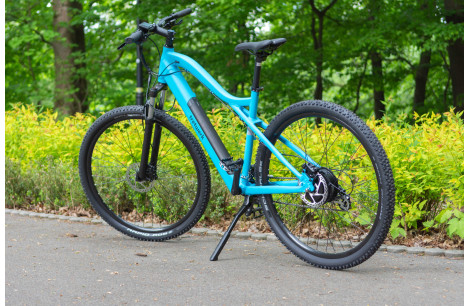 Rower Elektryczny Damski Męski Górski Koła 29" MTB Shimano Altus Hydraulika - 3