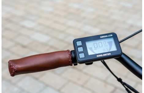 Rower Elektryczny Damski Miejski Alu 250 W Shimano LCD Błotniki Bagażnik - 8
