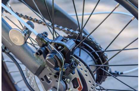 Rower Elektryczny Składany Koła 20" Męski Damski Składak 250 W ALU SHIMANO - 6