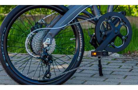 Rower Elektryczny Składany Koła 20" Męski Damski Składak 250 W ALU SHIMANO - 8