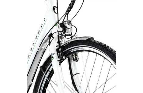 Rower Elektryczny Damski Miejski 28 250W Aluminium Shimano Bagażnik Światła - 8
