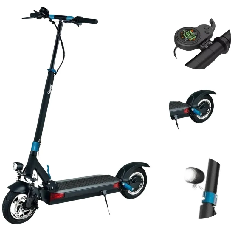 Hulajnoga Elektryczna Beeper Max Światła 3 Tryby USB 500W 20km/h 35 km