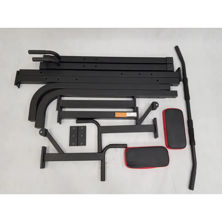 Poręcz Stacjonarna Regulowana ISE Drążek Uchwyty Do Ćwiczeń Dipów Mocna