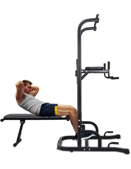 Poręcz Stacjonarna Regulowana Drążek Uchwyty Do Ćwiczeń Dipów Mocna