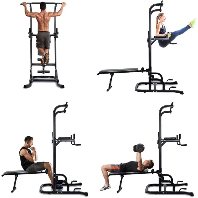 Poręcz Stacjonarna Regulowana Drążek Uchwyty Do Ćwiczeń Dipów Mocna