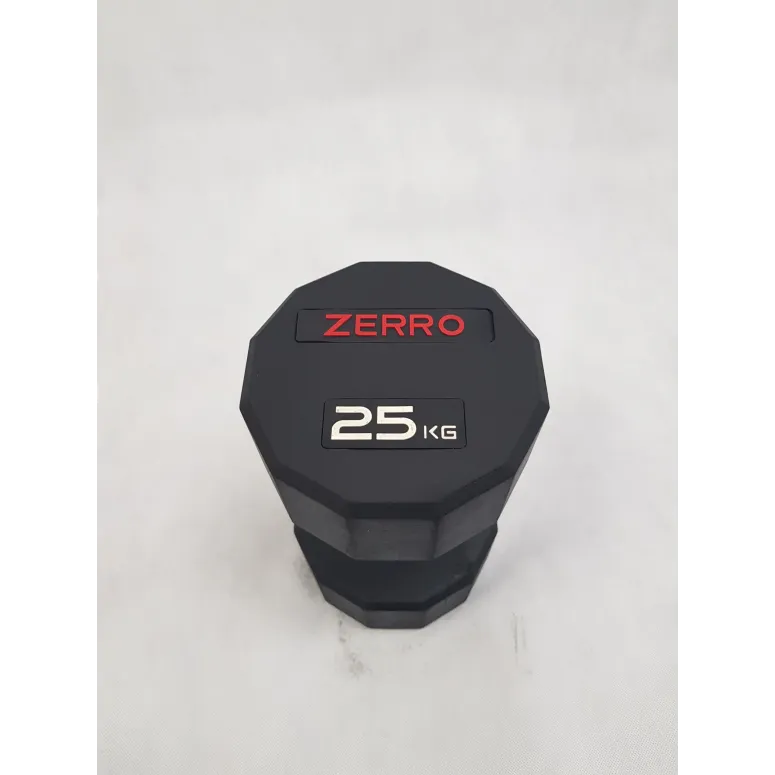 Hantla Żeliwna Zerro Powlekana Gumowana Ciężarek Do Ćwiczeń 25 kg
