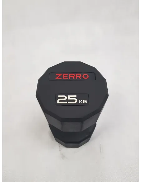 Hantla Żeliwna Zerro Powlekana Gumowana Ciężarek Do Ćwiczeń 25 kg