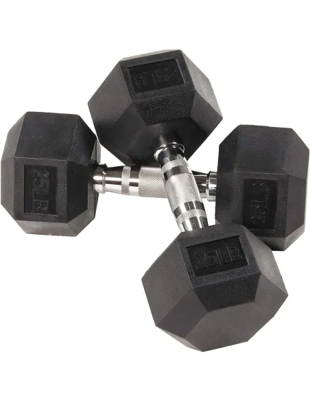 Hantle Treningowe Krótkie 20kg Hexbell Dumbbell Stalowe Wytrzymałe 2x10kg