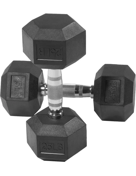 Hantle Treningowe Krótkie 20kg Hexbell Dumbbell Stalowe Wytrzymałe 2x10kg