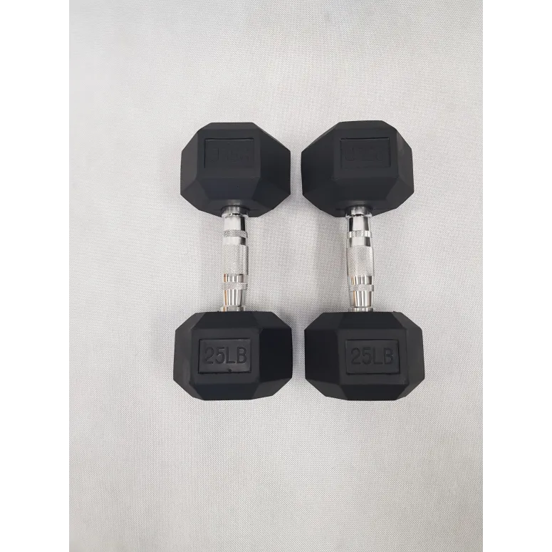 Hantle Treningowe Krótkie 20kg Hexbell Dumbbell Stalowe Wytrzymałe 2x10kg