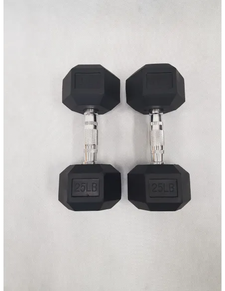 Hantle Treningowe Krótkie 20kg Hexbell Dumbbell Stalowe Wytrzymałe 2x10kg