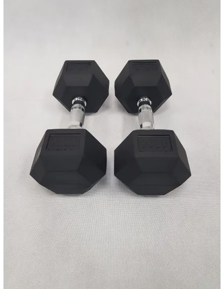 Hantle Treningowe Krótkie 20kg Hexbell Dumbbell Stalowe Wytrzymałe 2x10kg
