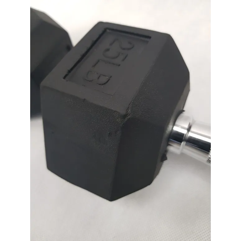 Hantle Treningowe Krótkie 20kg Hexbell Dumbbell Stalowe Wytrzymałe 2x10kg