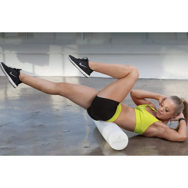 Duży Wałek Roller Do Masażu Ćwiczeń 91 cm Piankowy ProsourceFit Twardy EPP