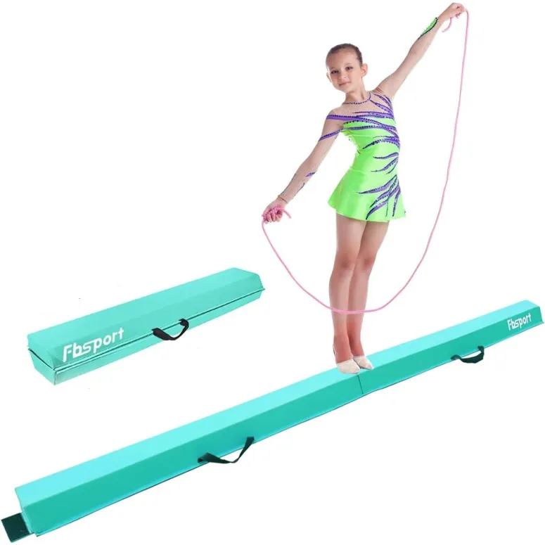 Równoważnia Belka Gimnastyczna Do Ćwiczeń Składana FBSPORT 240 cm EVA