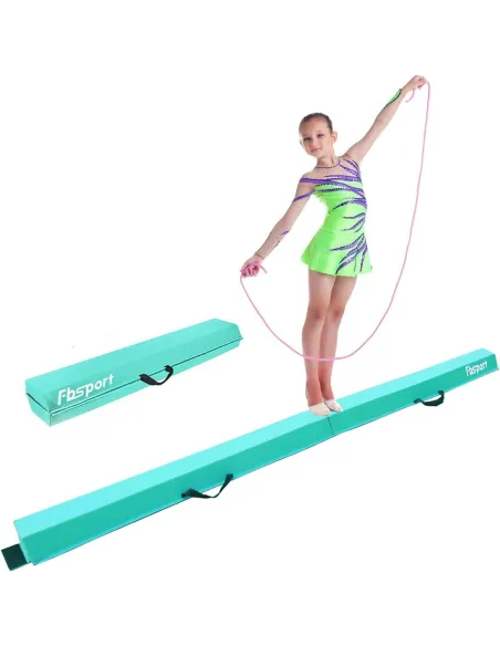 Równoważnia Belka Gimnastyczna Do Ćwiczeń Składana FBSPORT 240 cm EVA