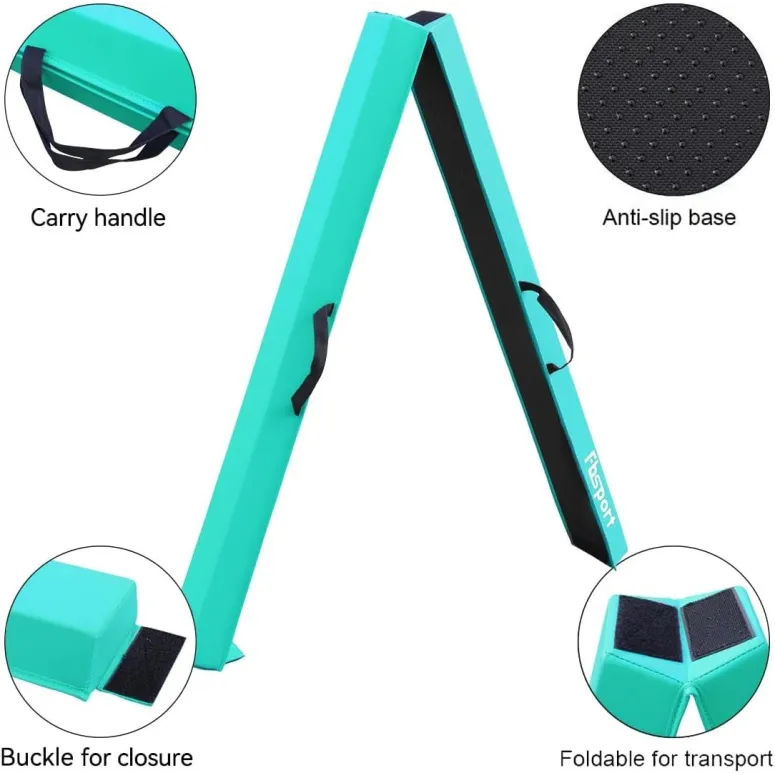 Równoważnia Belka Gimnastyczna Do Ćwiczeń Składana FBSPORT 240 cm EVA