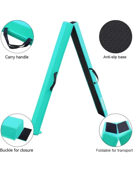 Równoważnia Belka Gimnastyczna Do Ćwiczeń Składana FBSPORT 240 cm EVA