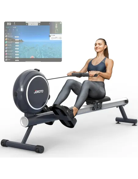 Wioślarz Magnetyczny JOROTO JR40 Bluetooth 8 Ustawień Oporu Do 140 KG
