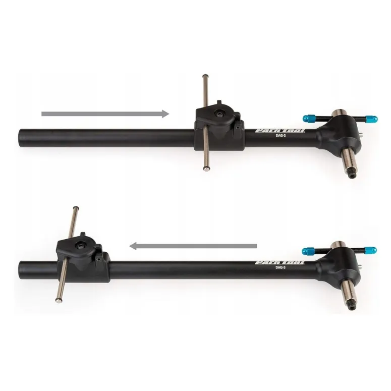 Przyrząd Do Prostowania Haka Przerzutki PARK TOOL DAG-3 Chromowany 16-29"