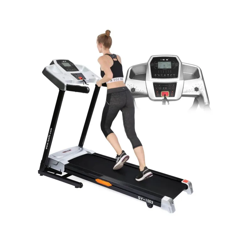 Bieżnia Elektryczna Składana ISE SY-1003 Domowa Trening Regulacja 14 km/h