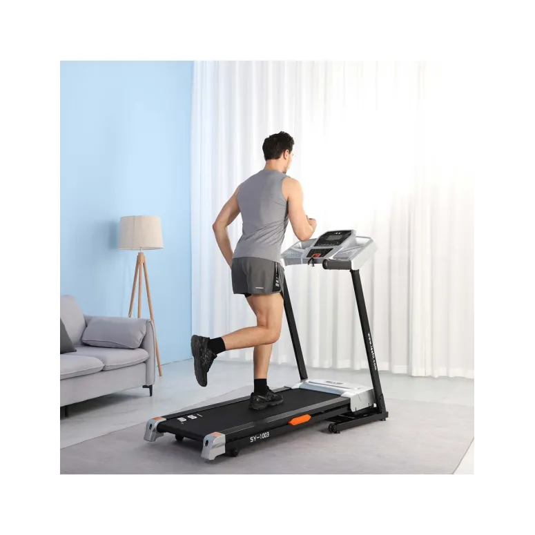Bieżnia Elektryczna Składana ISE SY-1003 Domowa Trening Regulacja 14 km/h