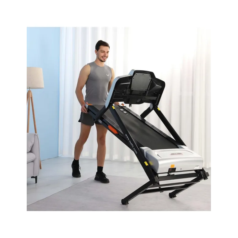 Bieżnia Elektryczna Składana ISE SY-1003 Domowa Trening Regulacja 14 km/h