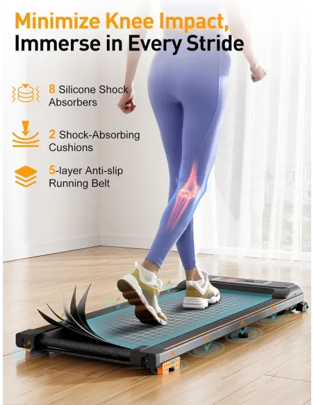 Bieżnia Elektryczna Pod Łóżko Składana Domowa Kąt Nachylenia Do 120 KG