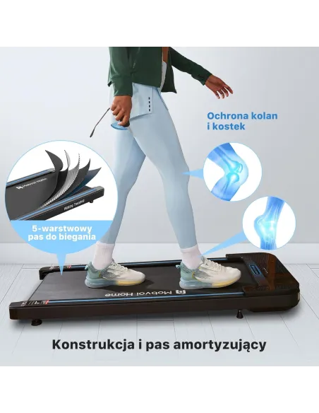 Bieżnia Elektryczna Mobvoi Pod Łóżko Składana Domowa 2,5KM 6km/h Do 120 KG