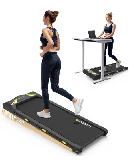 Bieżnia Elektryczna Freepi YQ-N3816 Pod Łóżko Domowa 6km/h Do 100 KG