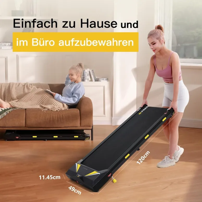 Bieżnia Elektryczna Freepi YQ-N3816 Pod Łóżko Domowa 6km/h Do 100 KG