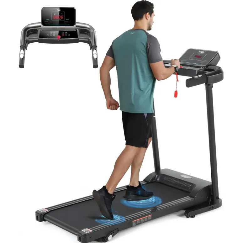 Bieżnia Elektryczna Domowa Novonova NV-T3801 Fitness 14 km/h 120kg Ekran