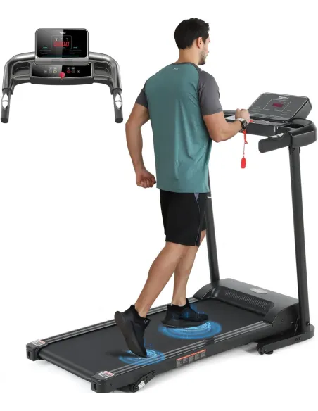 Bieżnia Elektryczna Domowa Novonova NV-T3801 Fitness 14 km/h 120kg Ekran