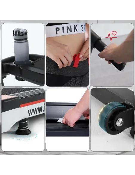 Bieżnia Elektryczna Domowa ISE SY-T2702 Fitness 13km/h 110kg Ekran Składana