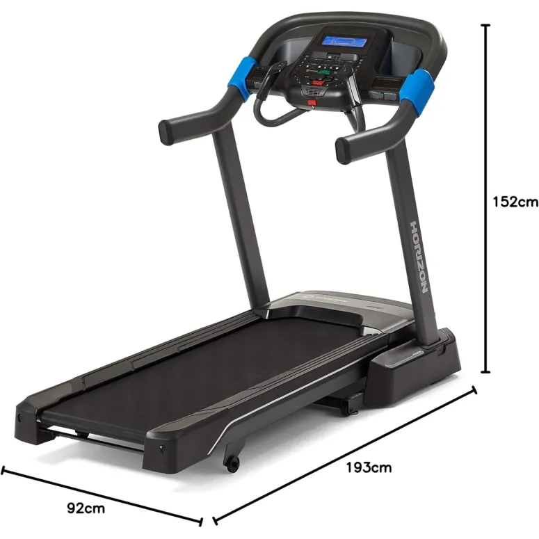 Bieżnia Domowa Składana Horizon Fitness 7.0AT 20 km/h Do 150 kg Ekran 3KM