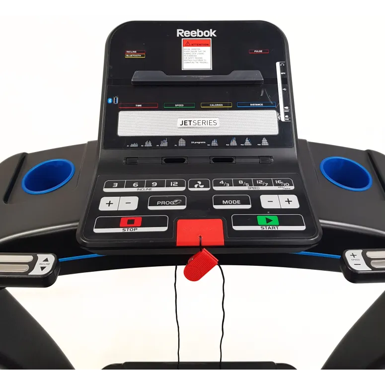 Bieżnia Elektryczna Treningowa 20km/h Reebok JET 300 Domowa Składana 2,5KM