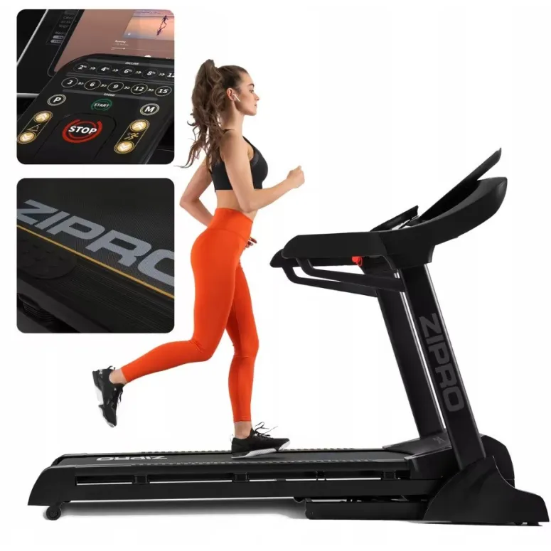 Bieżnia Elektryczna 22km/h Zipro Dream Gold 5° Domowa Składana Do 150kg