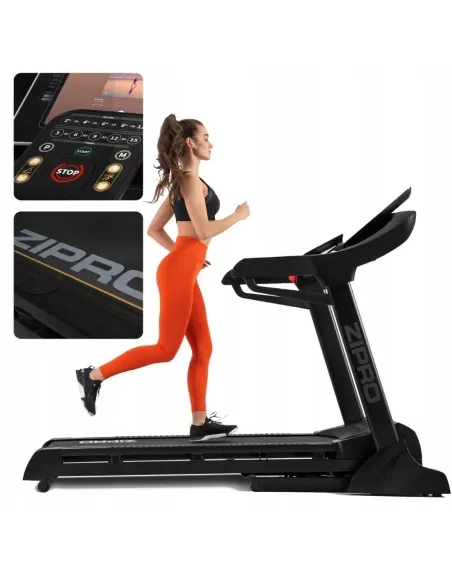 Bieżnia Elektryczna 22km/h Zipro Dream Gold 5° Domowa Składana Do 150kg