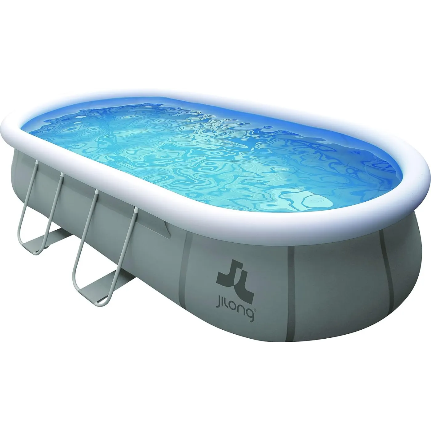 Basen Stelażowy Owalny Jilong Avenli 10kL UltraFrame Ogrodowy 540x304x106cm