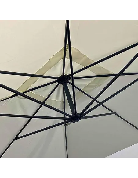 Parasol Ogrodowy Megashopitalia Duży Składany Przeciwsłoneczny Solidny 3x3m