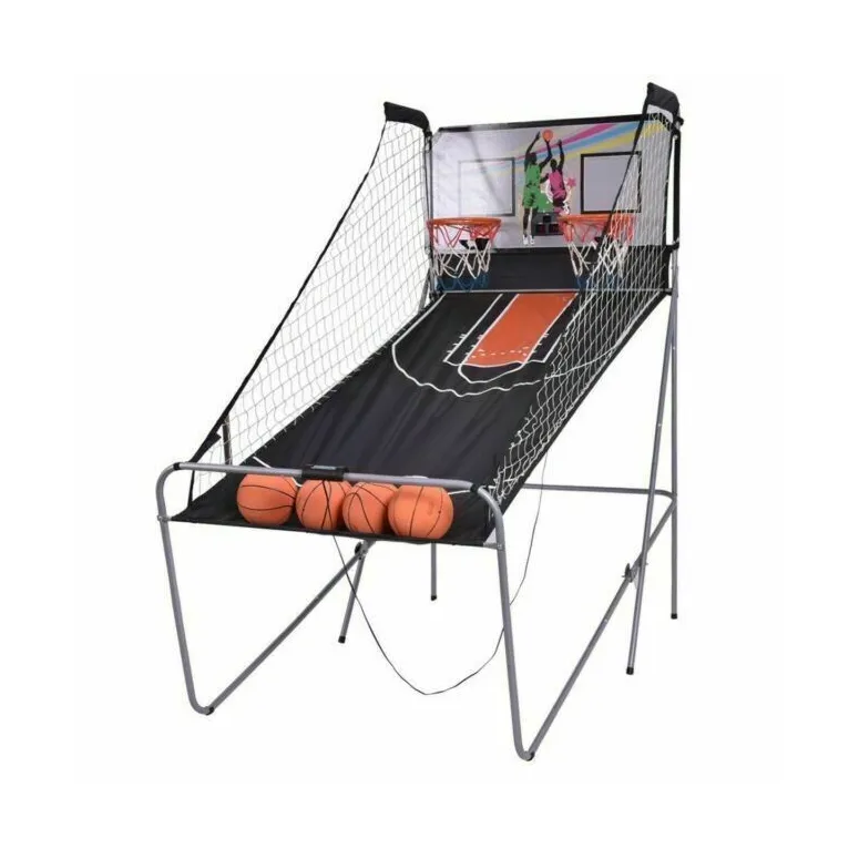 Automat Do Koszykówki Kosz Costway SP35202 GR Indoor Zestaw