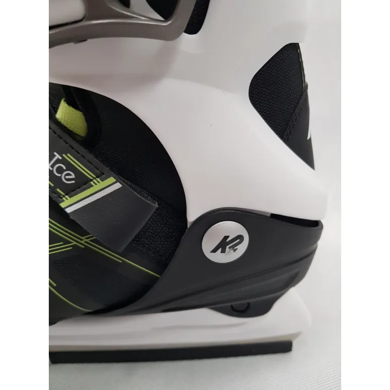 Łyżwy Damskie Rekreacyjne K2 Alexis Ice Szaro-Zielone Roz. 40,5 (26,5 cm)