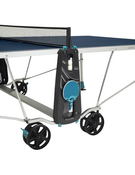 Stół Do Tenisa Stołowego Cornilleau 200x Outdoor Niebieski Składany 5 mm