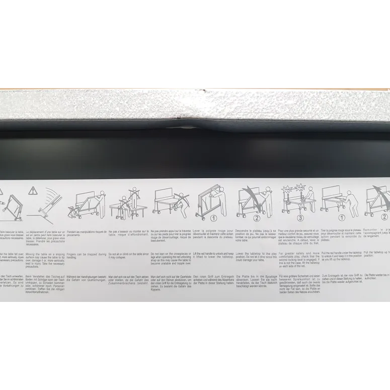 Stoł do Tenisa Stołowego Składany Ping Pong Cornilleau 300x - Outdoor Szary