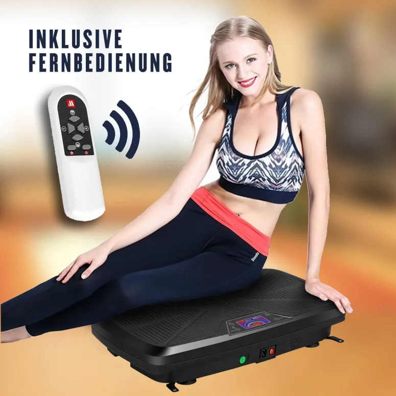 Platforma Wibracyjna Icefox 3D 1000W Płyta 10 Programów Treningowych